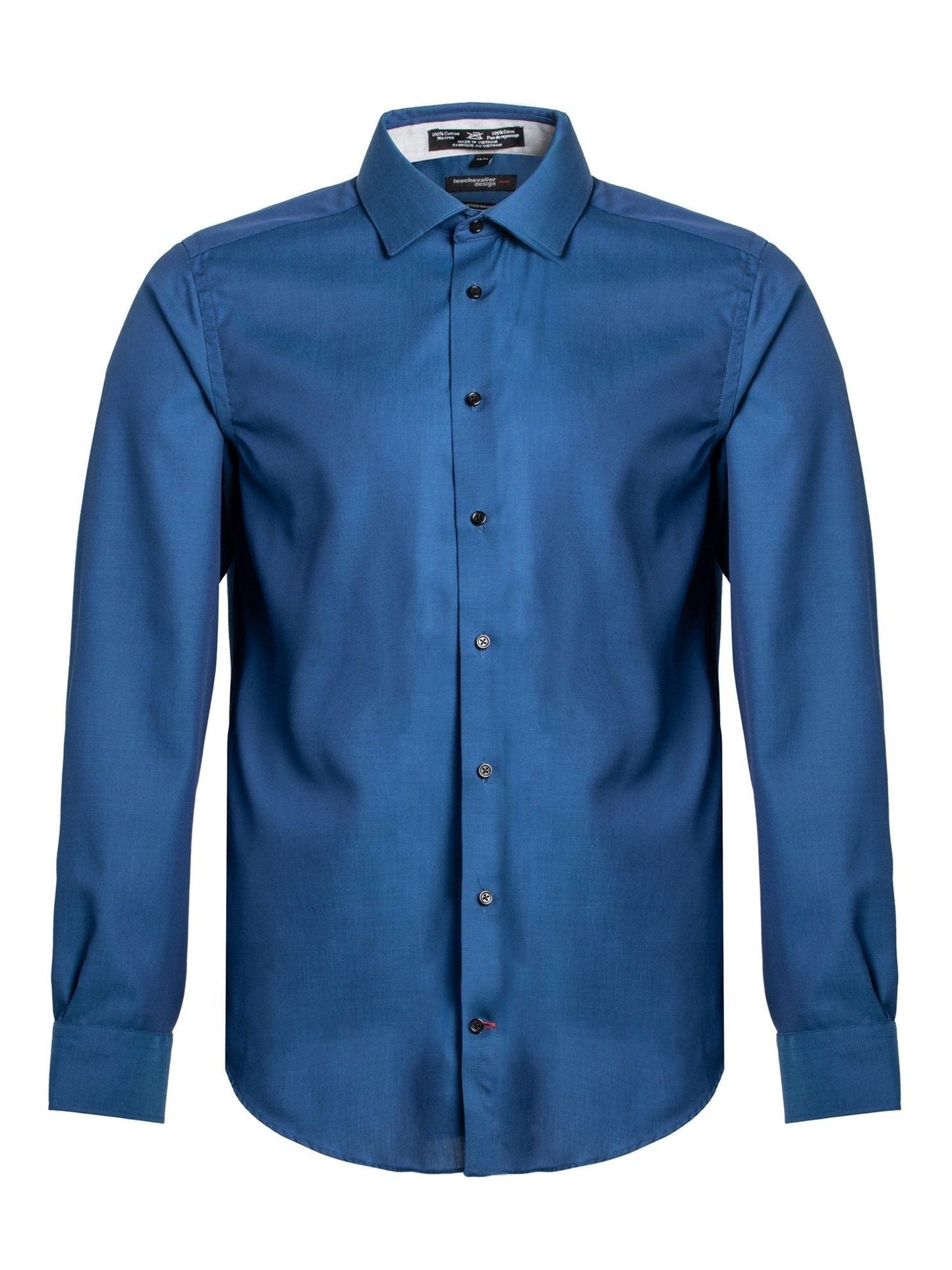 Leo Chevalier Design Upgrade Your Style in our Slim Fit 100% Cotton Non-Iron Dress Shirts Available in 10 Colors