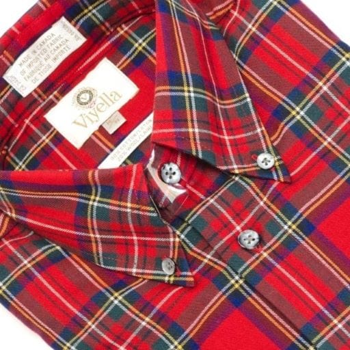 Royal Stewart Tartan Cotton Wool Viyella Shirt