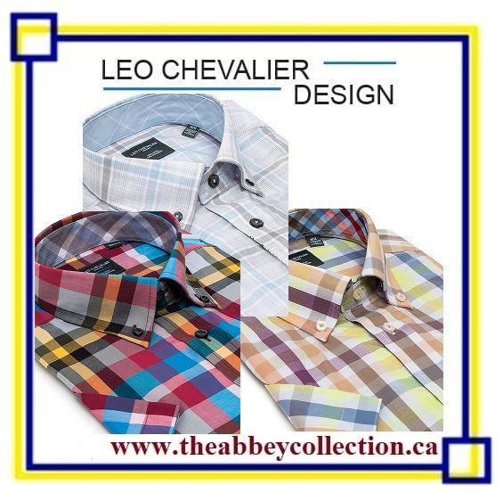 Stay Sharp and Comfortable with Leo Chevalier's Non-Iron Short Sleeve Sport Shirts