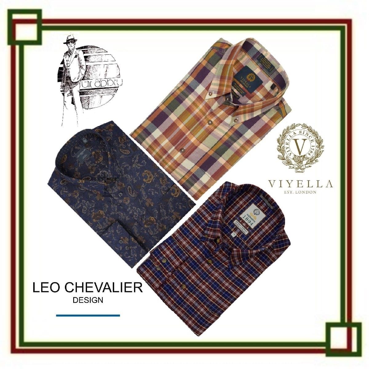 Sport Shirts, Viyella, Leo Chevalier Design, Viyella London, Sotto Sopra