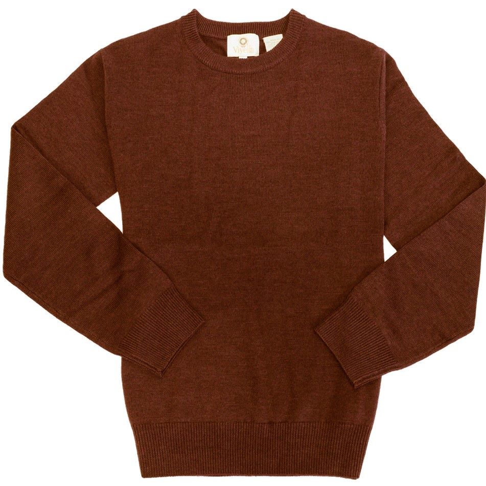 Viyella Elevate Your Wardrobe with Mens Crewneck Extra Fine Merino Wool Sweaters - Available in 6 Fashionable Colors