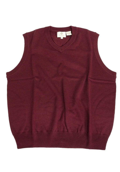 Viyella Elevate Your Style with our Extra Fine Merino Wool V-Neck Pull Over Sweater Vest - Available in 11 Vibrant Colors