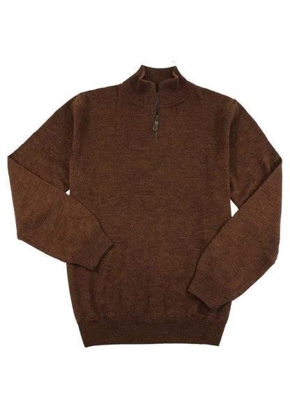 Viyella Elevate Your Wardrobe with the Versatile Quarter Zip Mockneck Sweaters in Extra Fine Merino Wool - Available in 10 Vibrant Colors