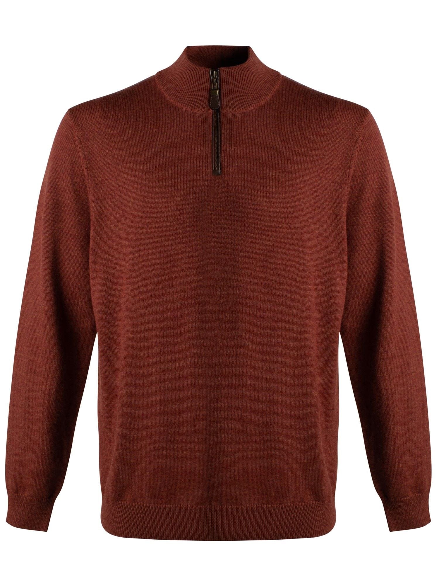 Viyella Elevate Your Wardrobe with the Versatile Quarter Zip Mockneck Sweaters in Extra Fine Merino Wool - Available in 10 Vibrant Colors