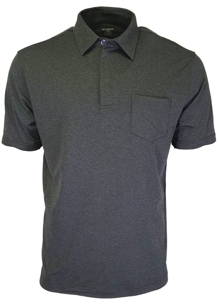 Leo Chevalier Design Graphite Performance Polo Shirts