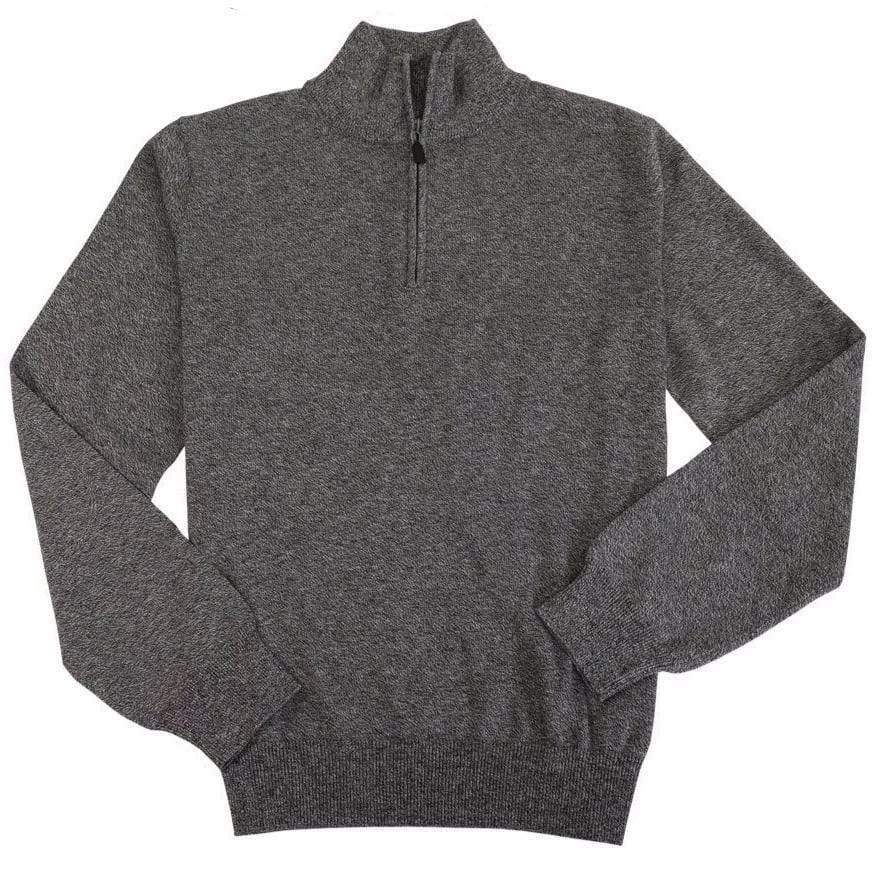 Viyella Mens Light Weight Quarter Zip Sweaters in Cotton Silk Nylon Available in 11-Color