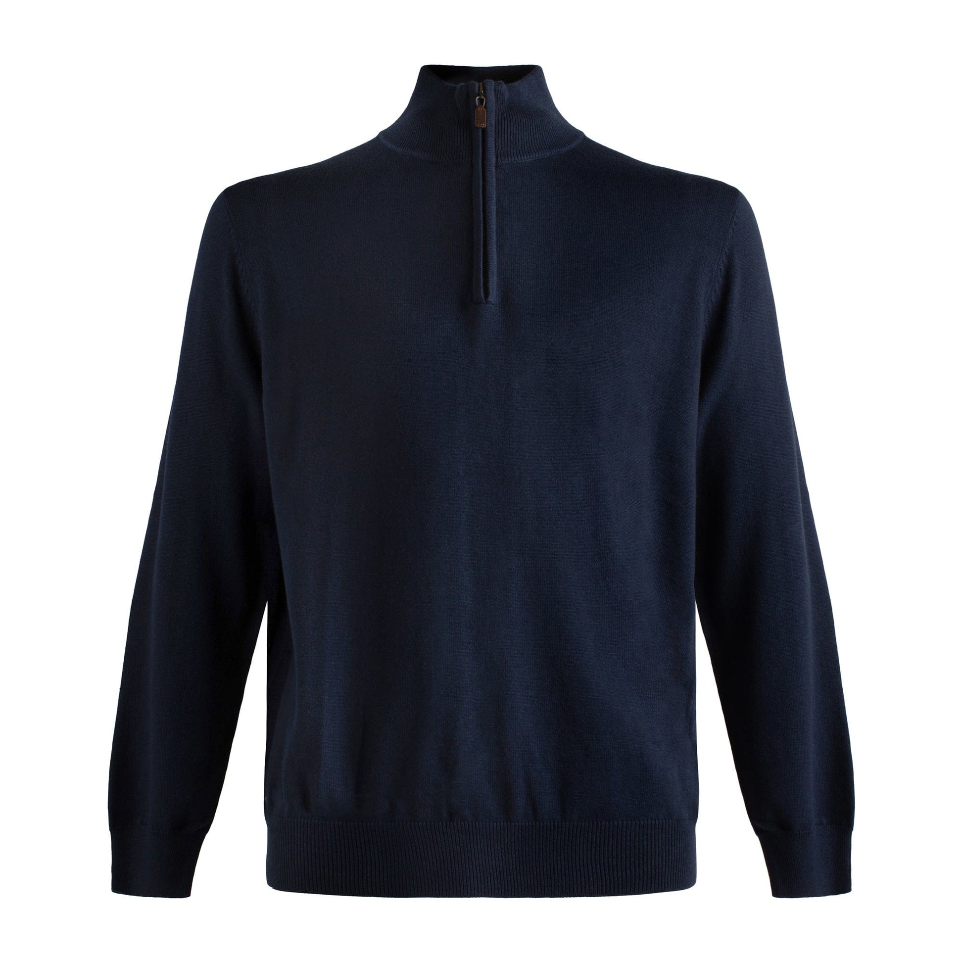 Viyella Mens Light Weight Quarter Zip Sweaters in Cotton Silk Nylon Available in 11-Color