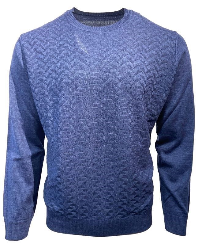 Leo Chevalier Design Merino Wool Crewneck Sweater - Made In Italy | Embrace Three Exquisite Colors