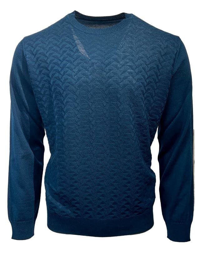 Leo Chevalier Design Merino Wool Crewneck Sweater - Made In Italy | Embrace Three Exquisite Colors