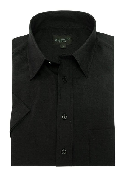 Leo Chevalier Design Mens Leo Chevalier Micro Poly Short Sleeve Shirts Available in 8-Colors