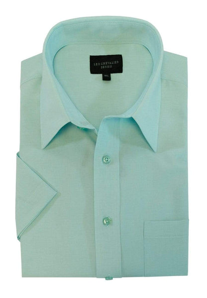 Leo Chevalier Design Mens Leo Chevalier Micro Poly Short Sleeve Shirts Available in 8-Colors