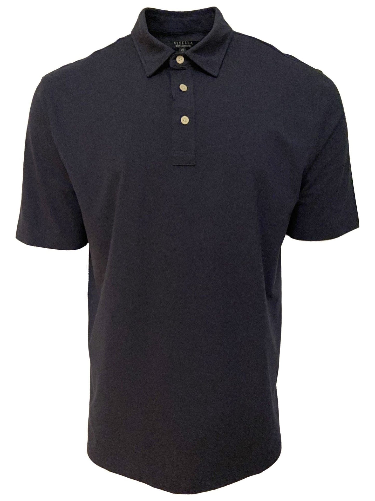 Viyella Navy Golf Polos for Men