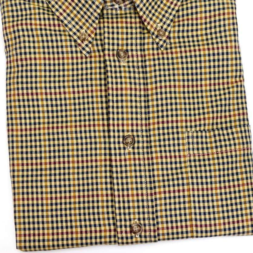 Viyella Traditional Fit Button Down Collar Long Sleeve Sport Shirt