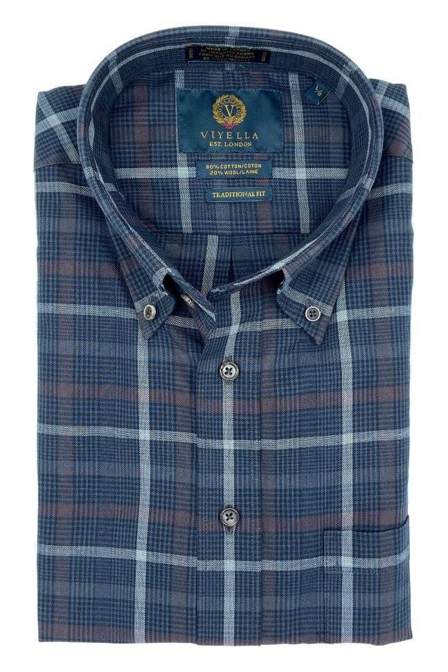 Timeless Viyella Charcoal Plaid Shirts: Crafted in CanadaThe Abbey Collections