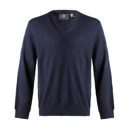 Viyella Upgrade Your Style with Mens V-Neck Extra Fine Merino Sweaters - Available in 10 Trendy Colors