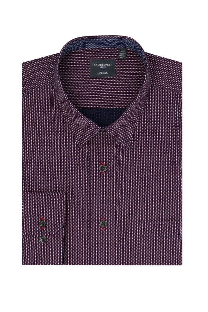 Leo Chevalier Rose Printed Shirts | Hidden Button-Down CollarThe Abbey Collections