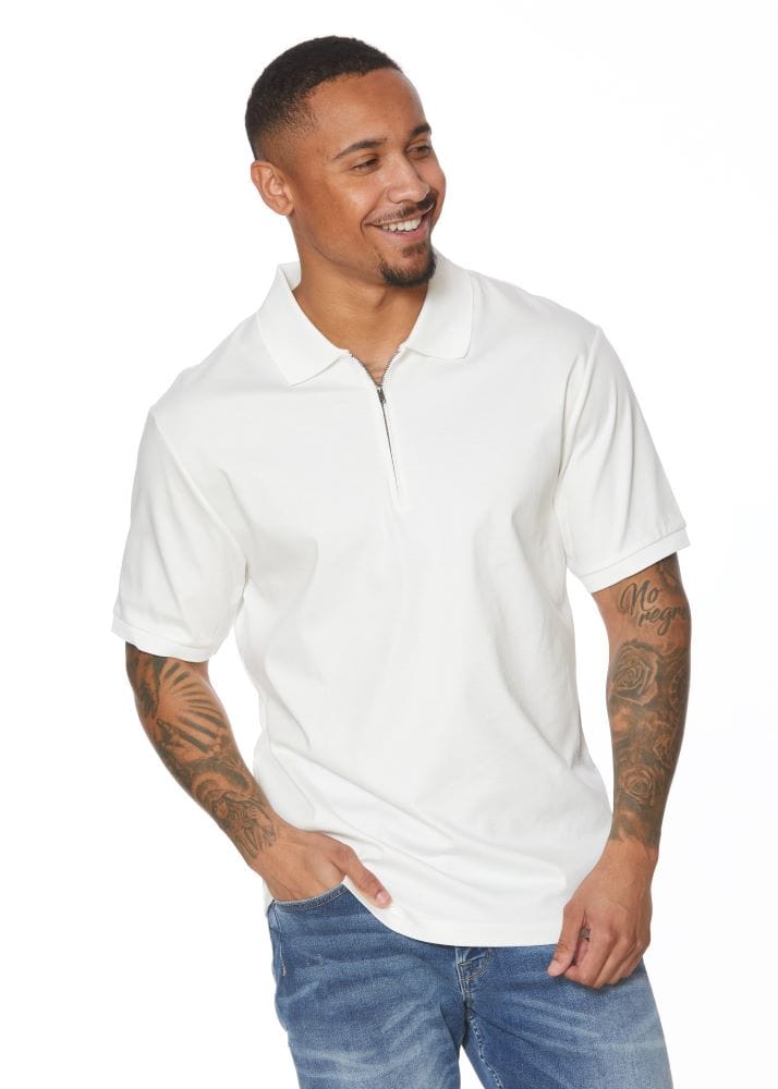 Viyella White Pima Cotton Polo Shirts